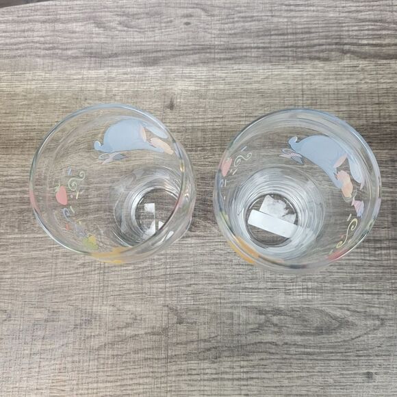Disney Winnie The Pooh And Eeyore‎ Bell Shape Drinking Glass Set - Picture 8 of 9